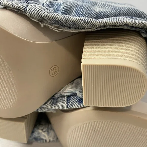 Steve Madden Womens Layne Ivory Cowboy, Western Booties 6.5 Medium‎ - Picture 9 of 10